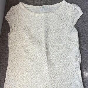Boden Cream Lace Blouse